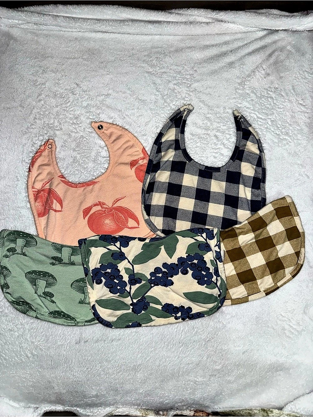 Kate Quinn Bandana Bibs- Set of 5